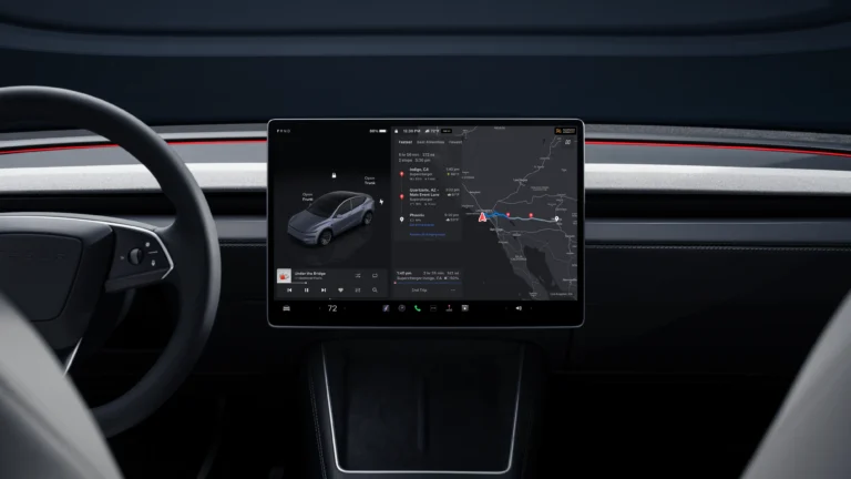 Tesla moves to make its touchscreen easier to read for older owners