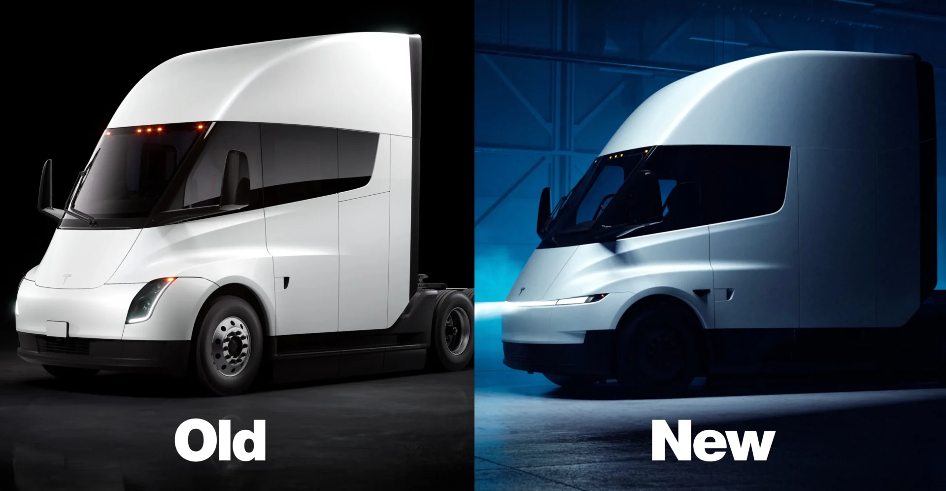 Tesla Semi Old & New