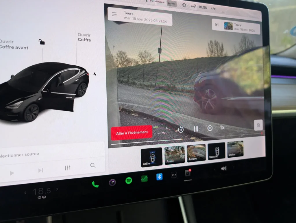 Tesla firmware 2025.44 adds dashcam grid to Intel cars