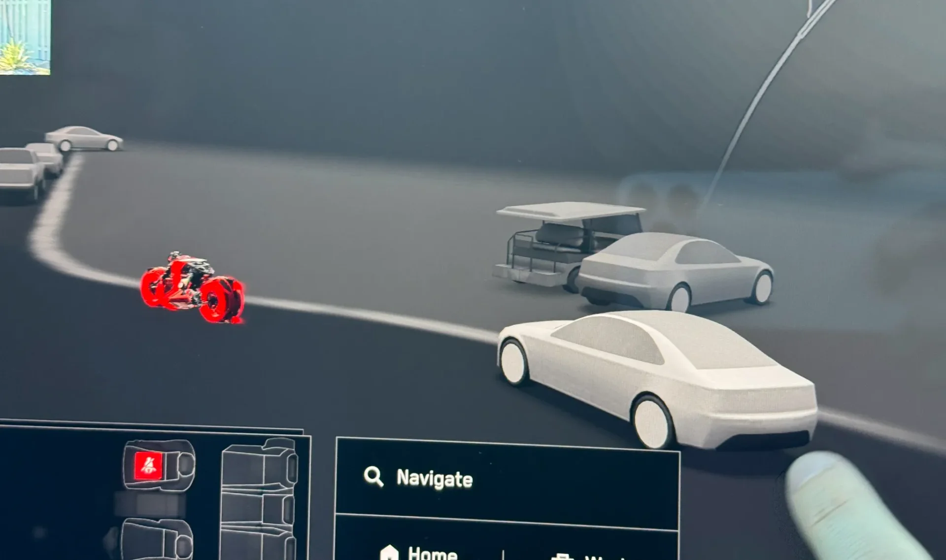Tesla new visualizations - Golf Cart