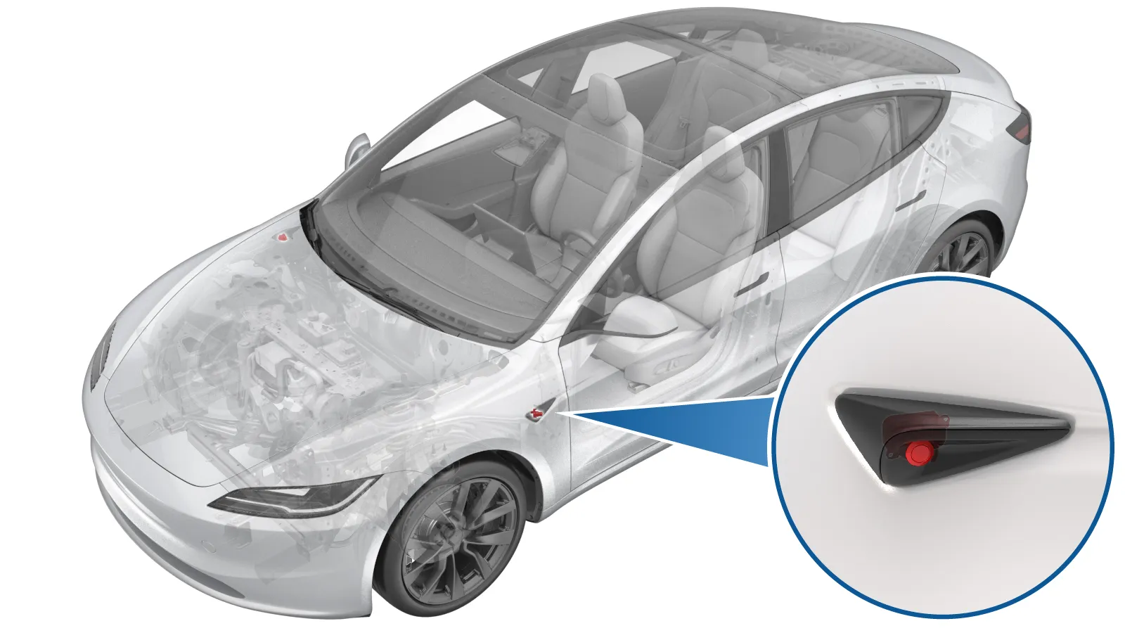 Tesla Side Repeater Camera