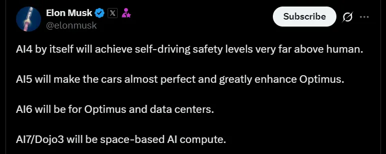 AI4 by itself will achieve self-driving safety levels very far above human