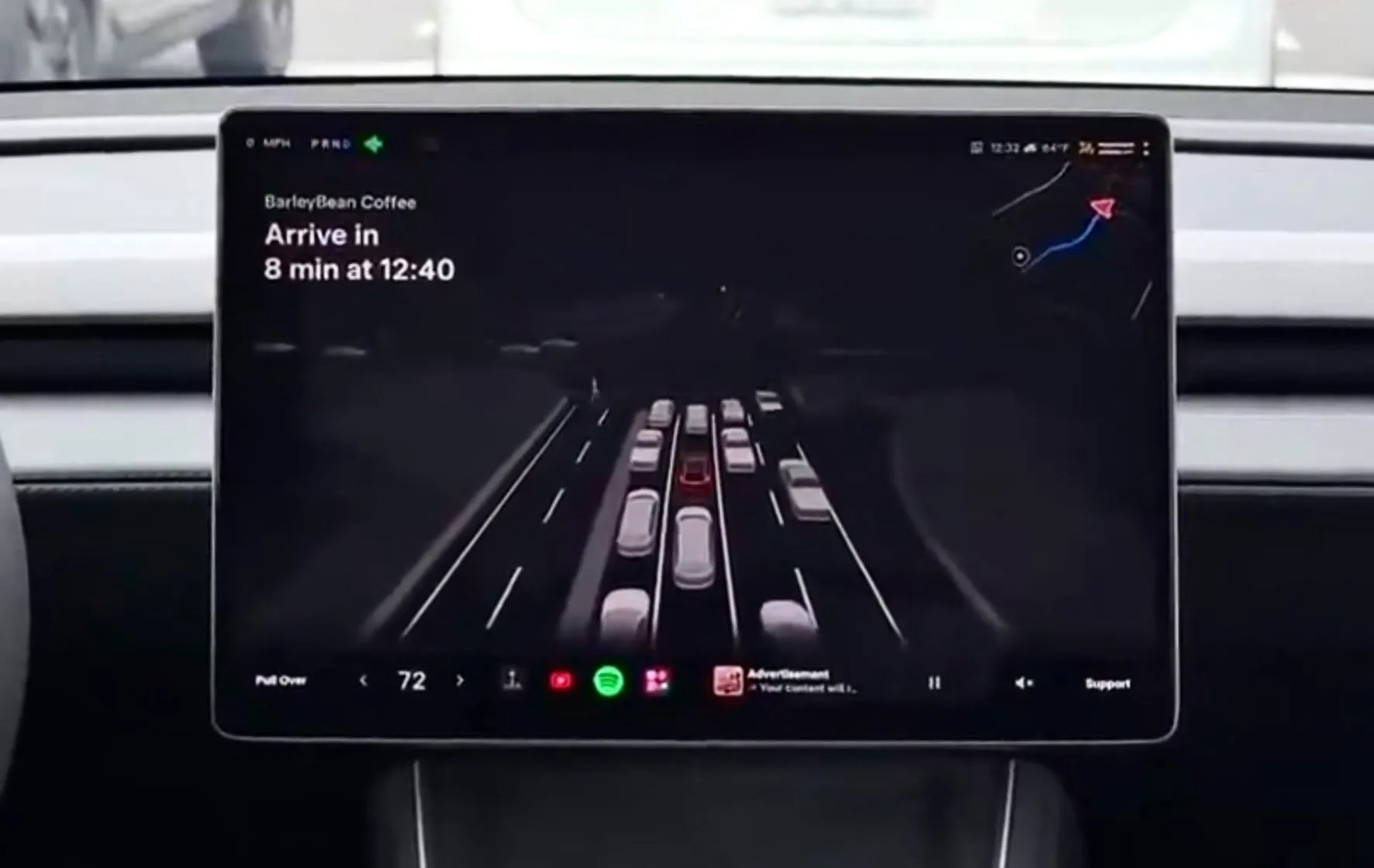 Tesla’s Unsupervised FSD Robotaxi UI