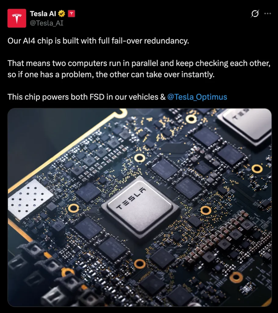 Tesla AI4 Chip
