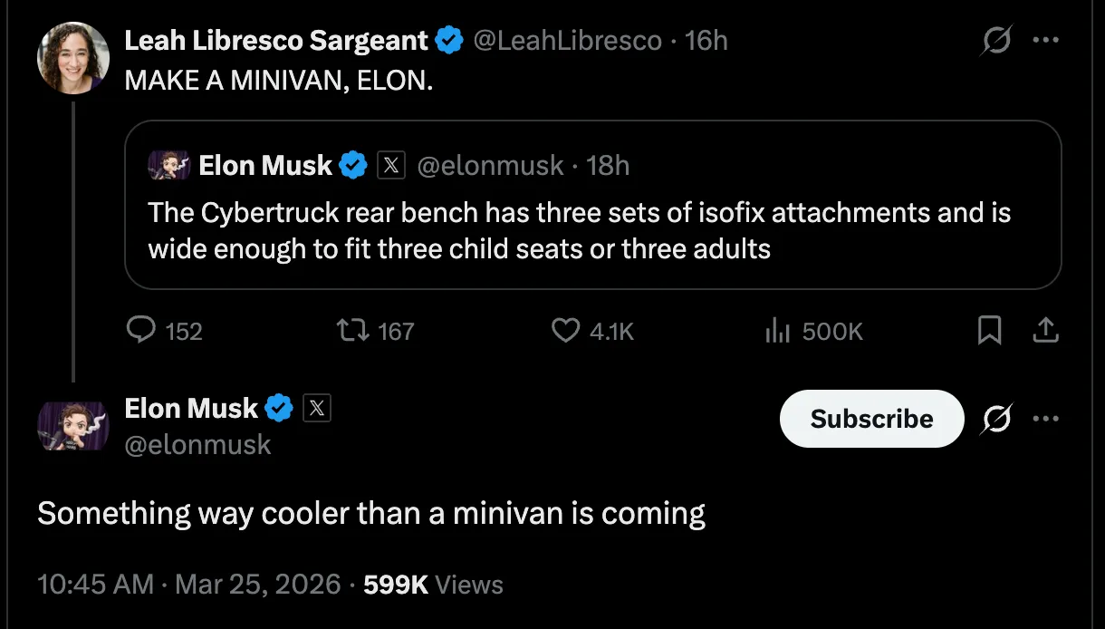 Something way cooler than a minivan is coming