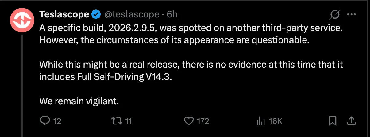 2026.2.9.5 Software Update