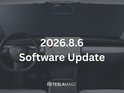 2026.8.6 Software Update