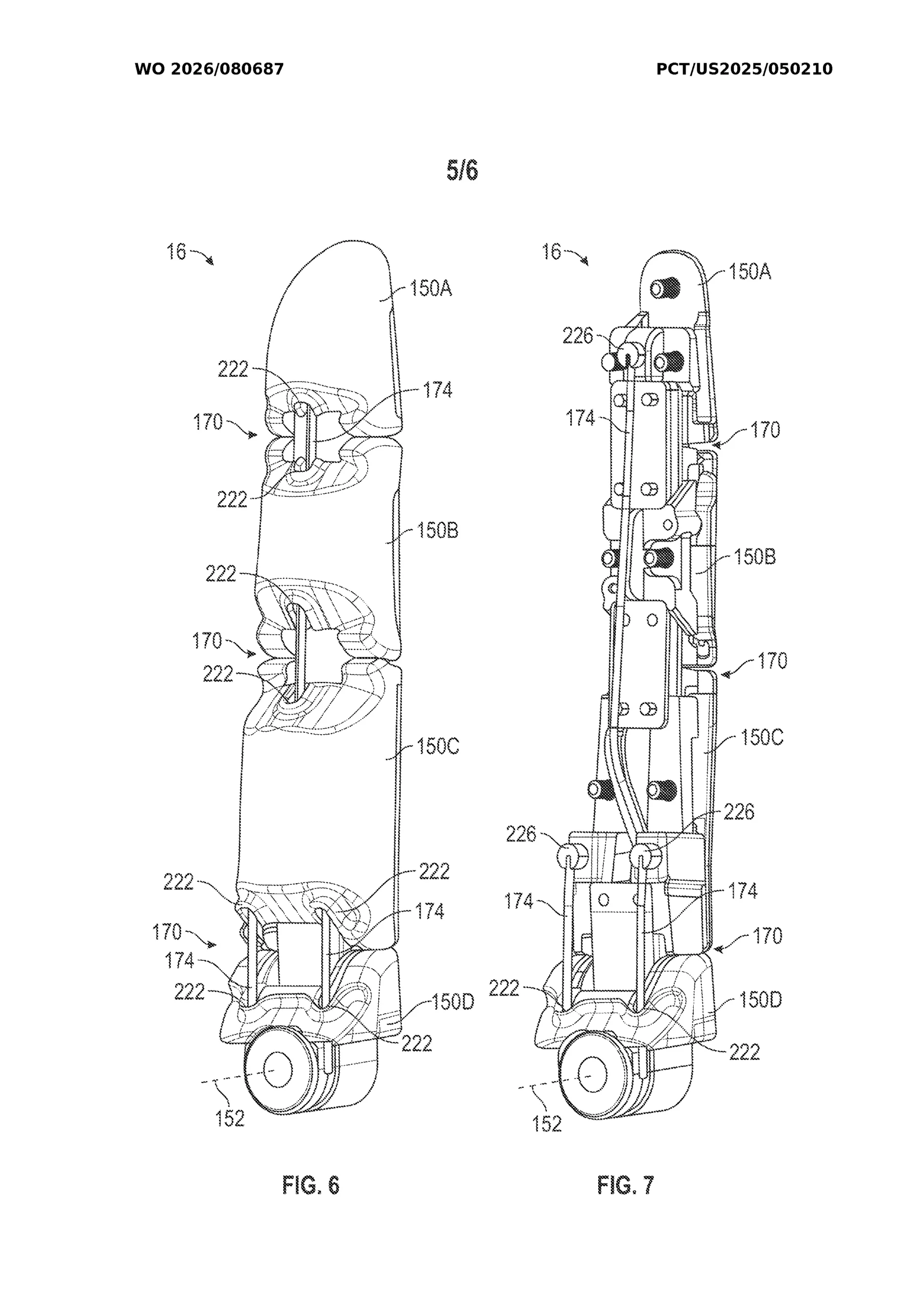 MECHANICALLY ACTUATED ROBOTIC HAND - Fingers