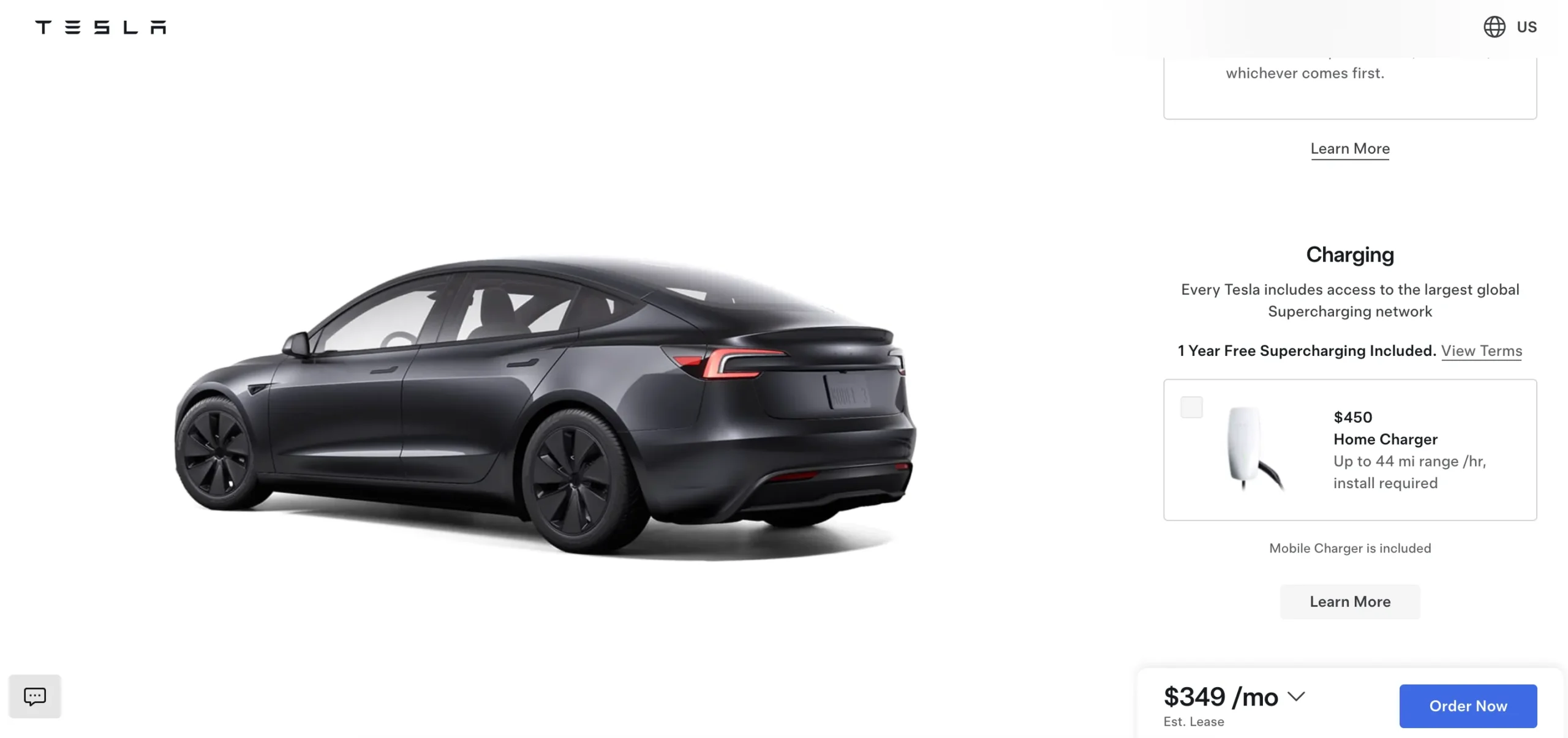 Tesla Model 3 Free Supercharging