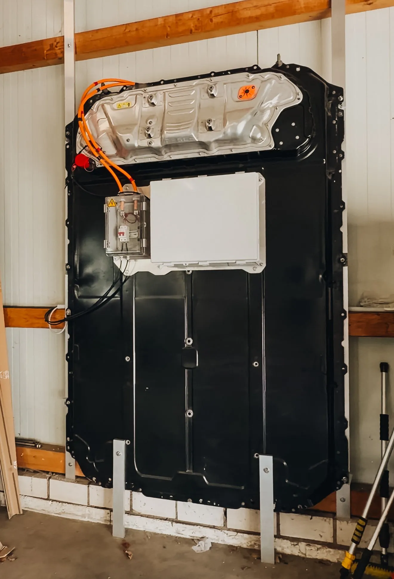 Tesla Model 3 battery as a home storage system.