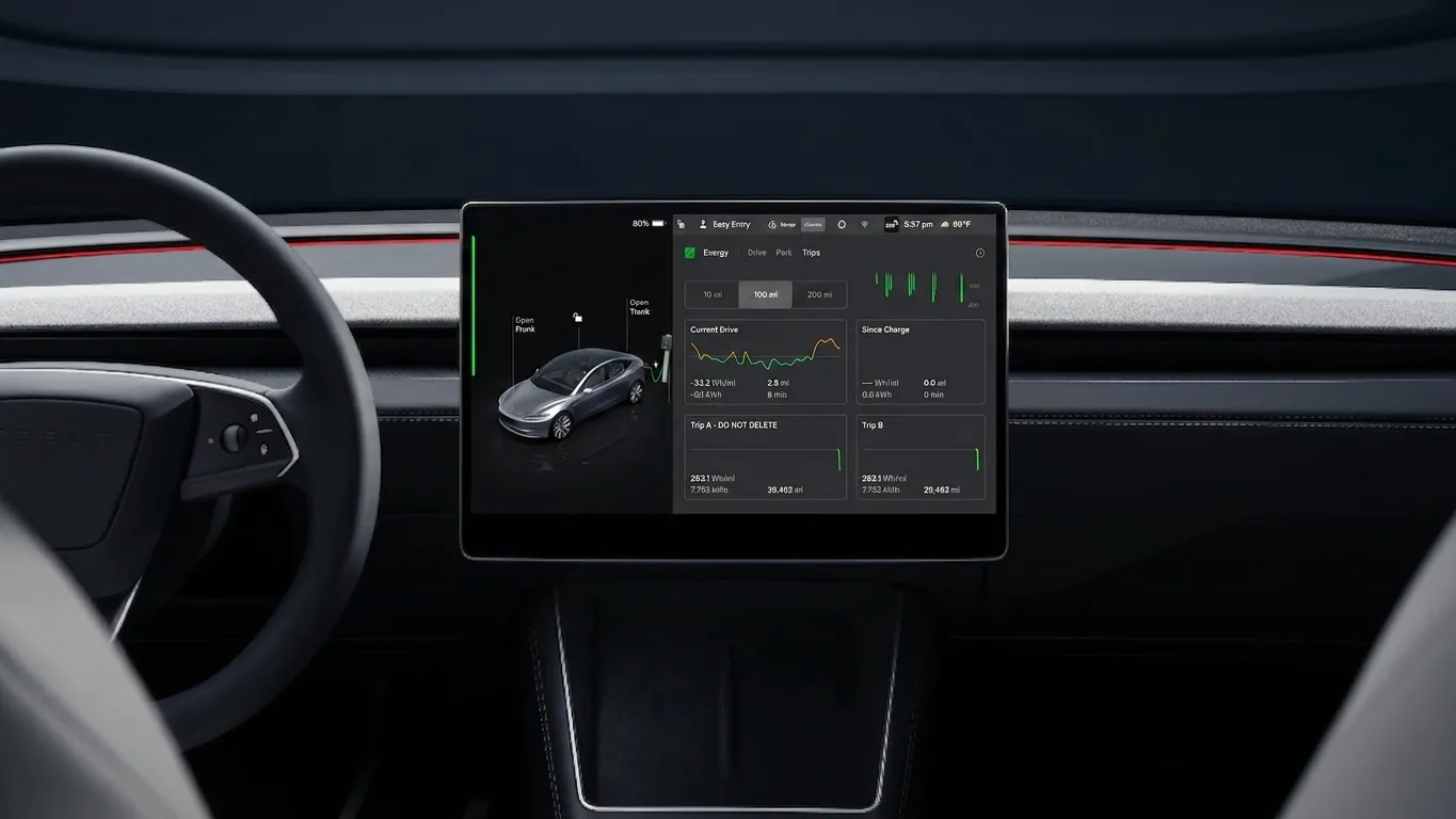 Tesla Revamped Energy App
