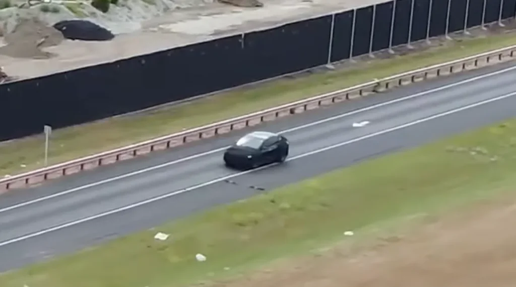 Camouflaged Tesla Model Y L spotted testing at the Fremont Factory