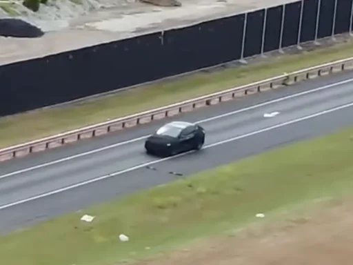 Camouflaged Tesla Model Y L spotted testing at the Fremont Factory