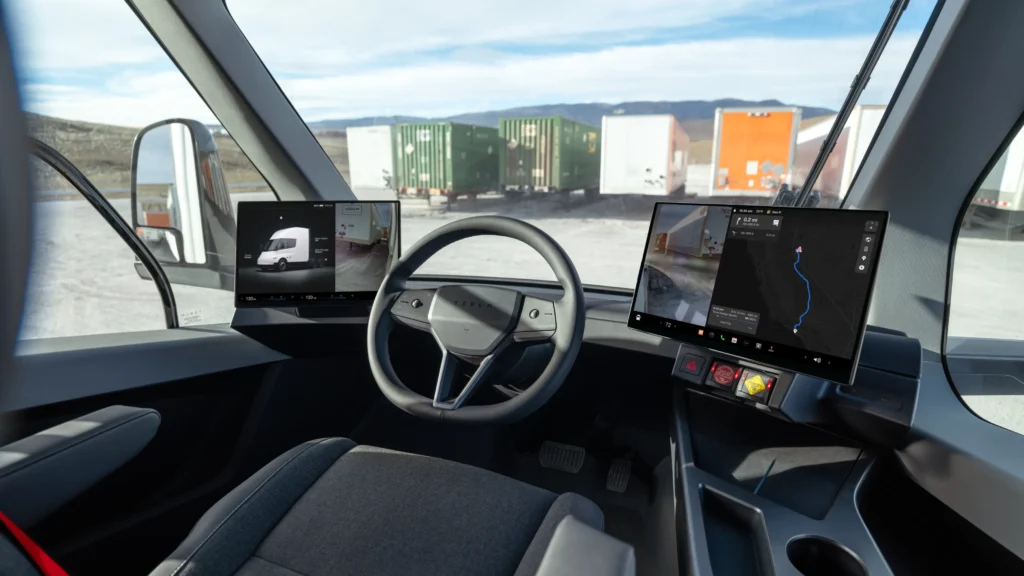 New Tesla Semi Interior
