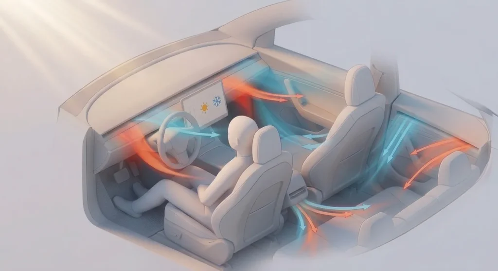 Tesla zero noise cabin technology
