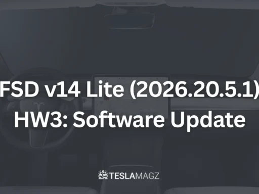FSD v14 Lite (2026.20.5.1) HW3: Software Update