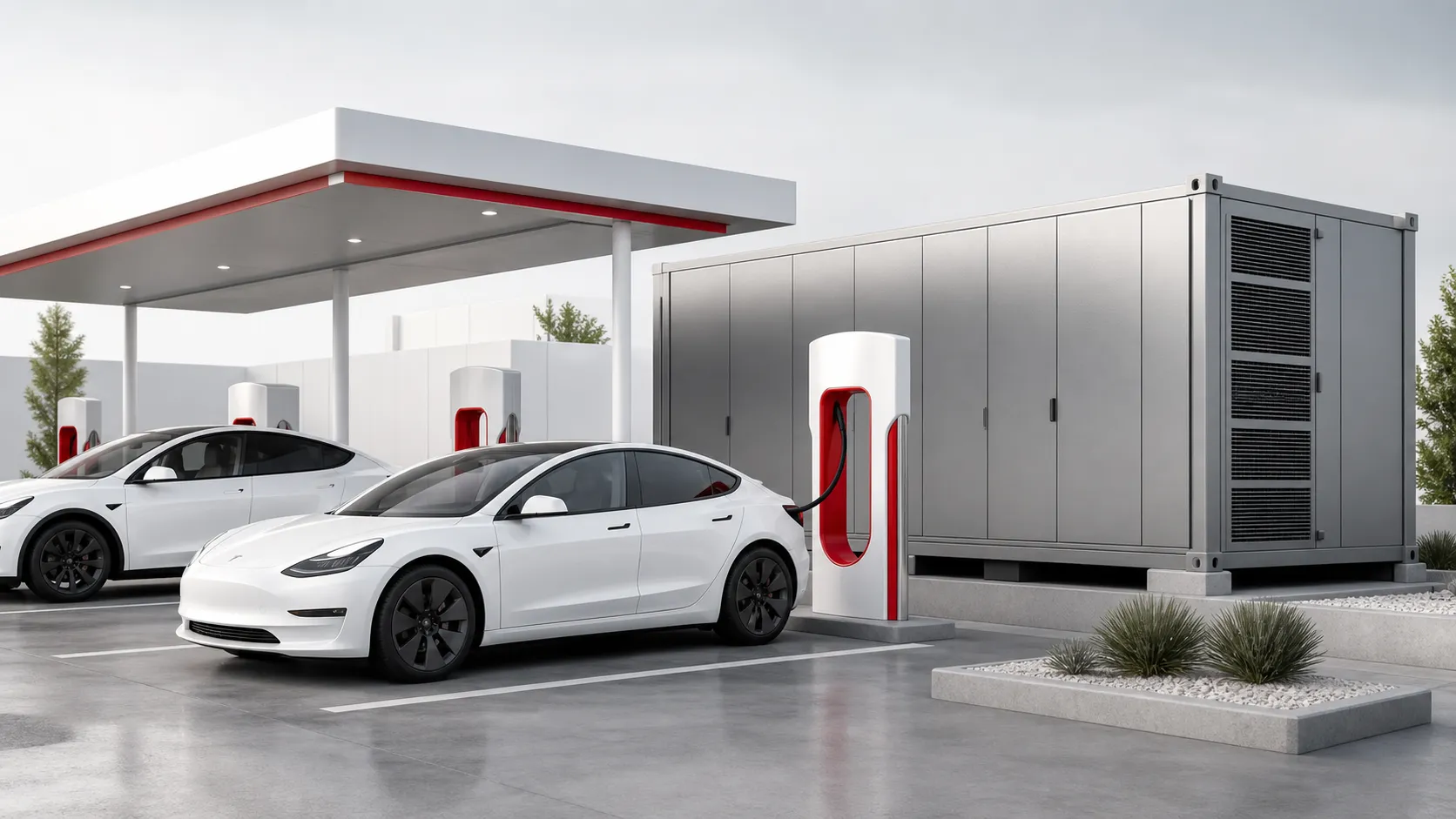 Tesla MEGAPOD