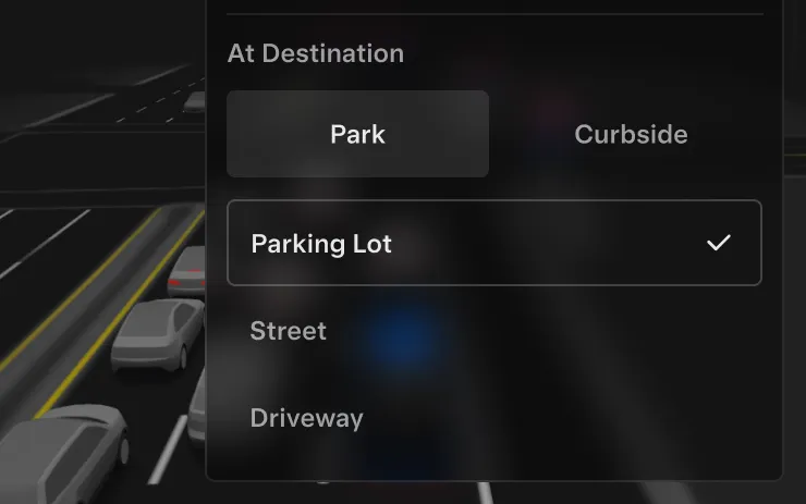 Arrival options