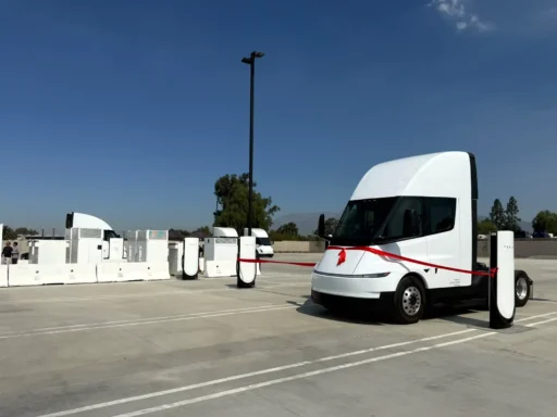 Tesla Megacharger in Bloomington, California