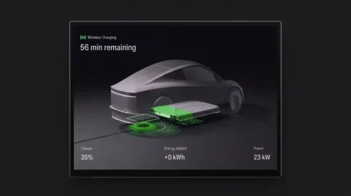 Wireless Charging Tesla