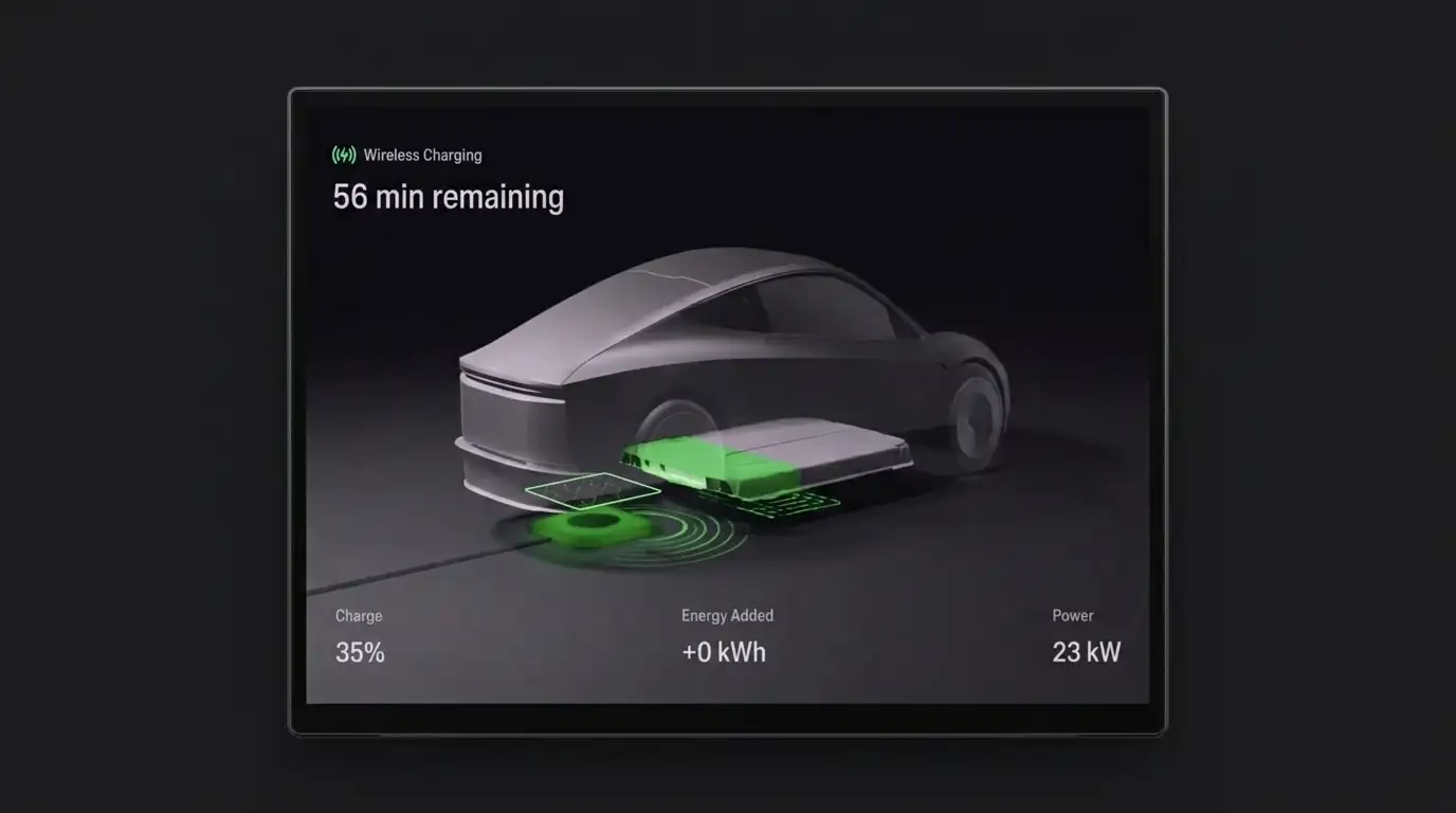 Wireless Charging Tesla