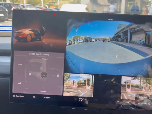 Cybercab's hidden manual drive panel