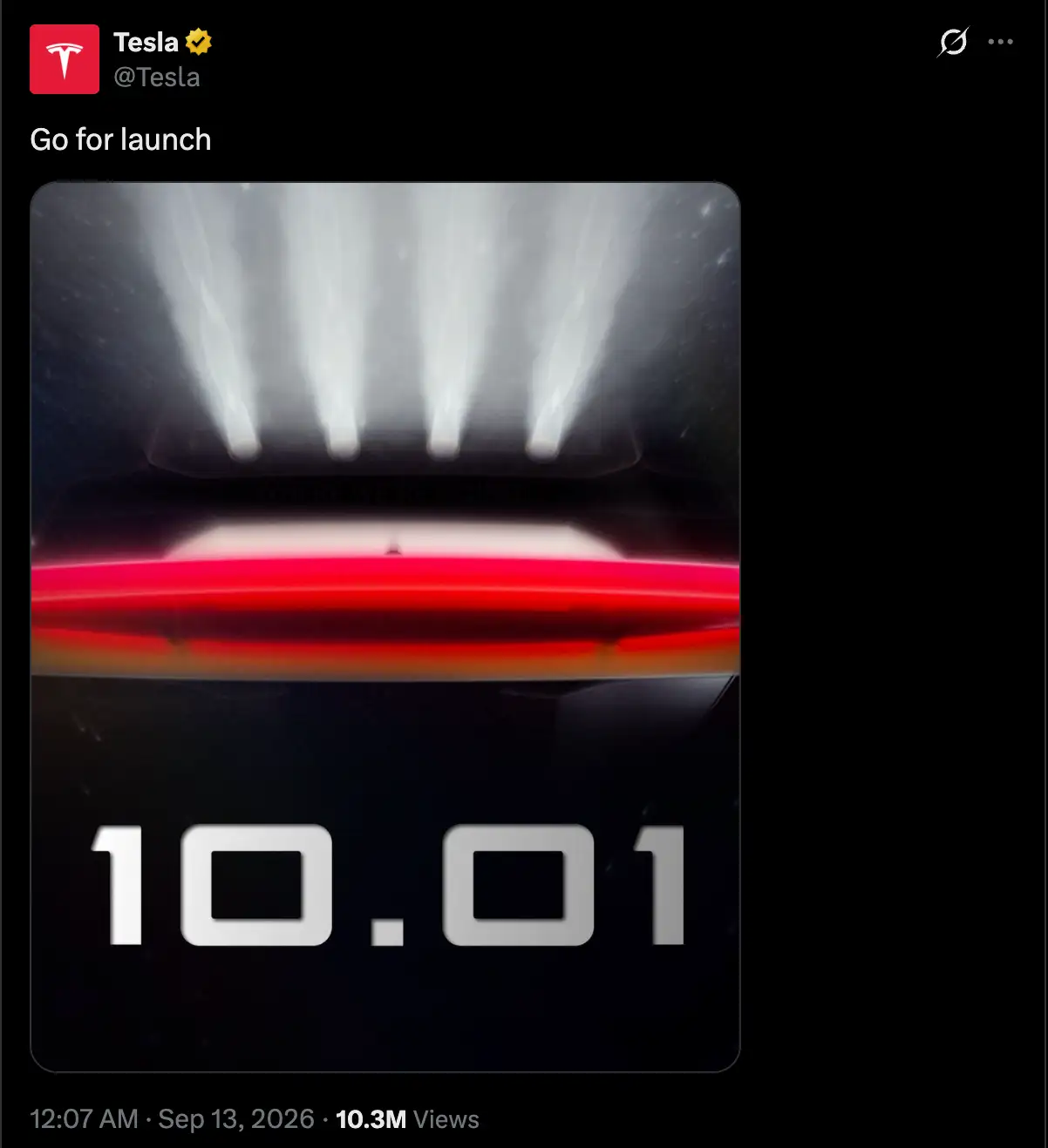 Go for Launch - Tesla Roadster