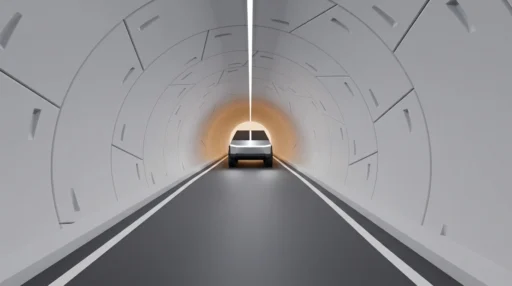 Hyperloop tunnel 3D