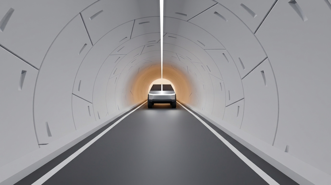 Hyperloop tunnel 3D