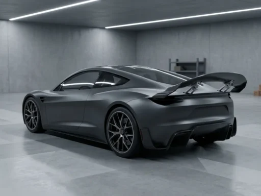 Rear Wing - Tesla Roadster Render