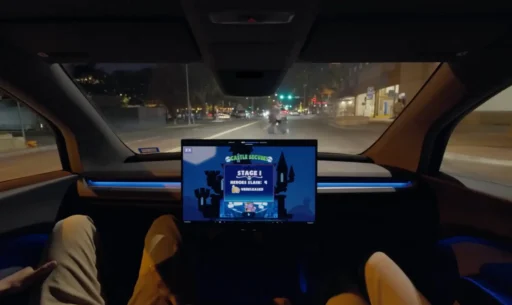 Tesla Cybercab Gaming