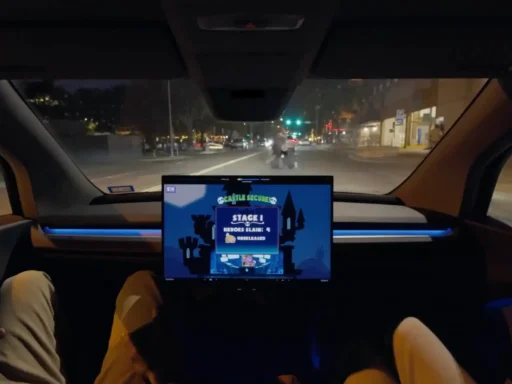 Tesla Cybercab Gaming