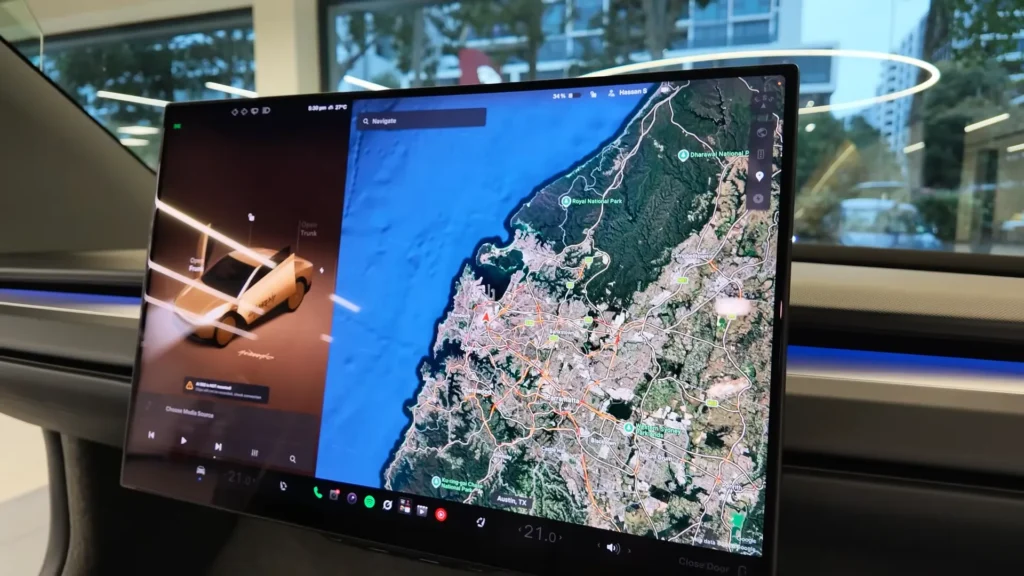Tesla Cybercab Interior