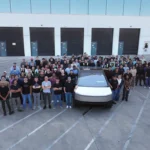 Tesla builds first Cybertruck running on lithium refined on U.S. soil