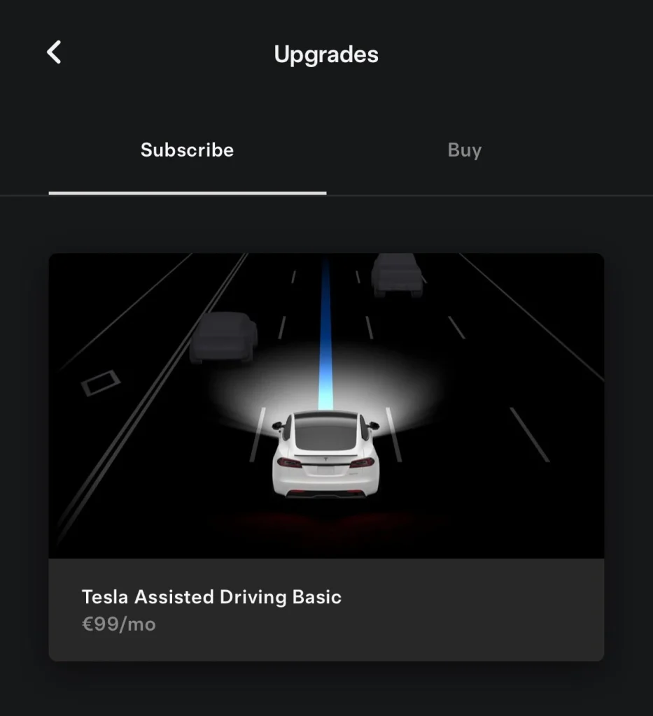 Tesla Assisted Driving in Europe
